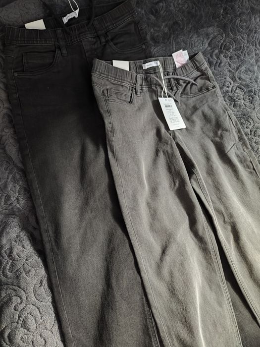 Zestaw spodni jeansy Name IT XxS 158 damskie czarne proste regular