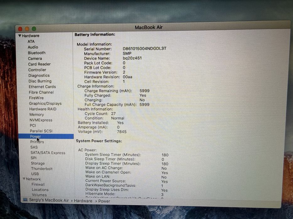 MacBook Air 13” (Mid 2011) – у відмінному стані