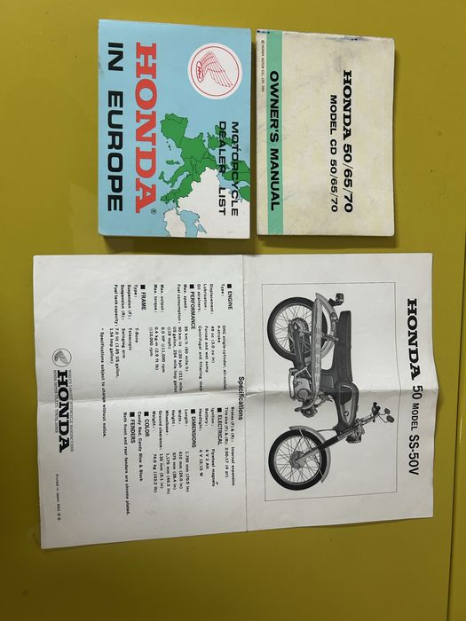 Manual honda cd50, 65 e 70
