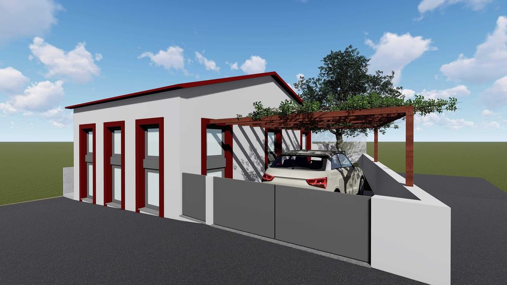 2 moradias mais 900m2 de terreno em São Martinho do Bispo