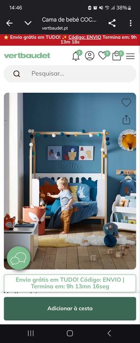 Berço tipi bebé como novo