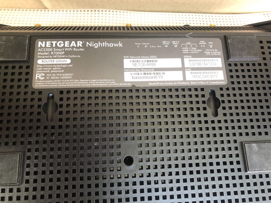 Маршрутизатор Netgear R7000  Smart WiFi router AC2300 Вʼєтнам