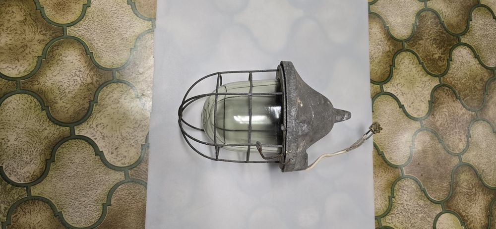 Stara Lampa Kanałowa PRL – Industrial / Loft – Cały Klosz