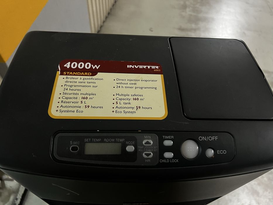 Aquecedor a parafina (injeção electronica)4000w