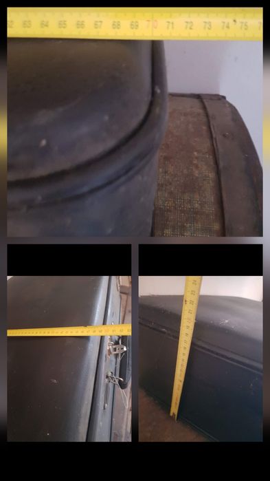 2 baus, 1 mala de viagem, 60 euros