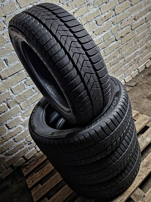 Зимові 215/55r17 Pirelli | 2023 | 7mm | Преміум шини | Антипрокол | Комплект / 4шт | Ідеальний стан, без пошкоджень, без ремонтів, без дефектів