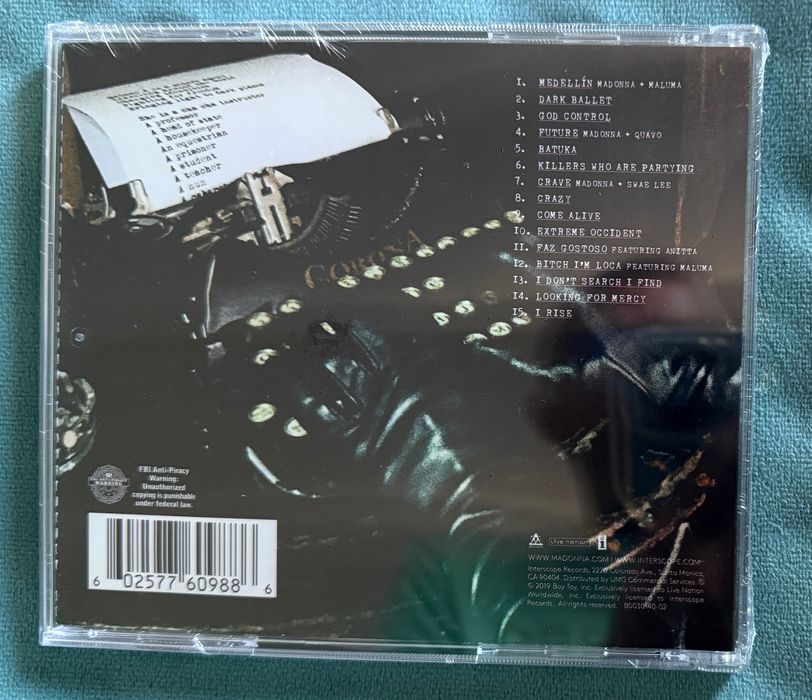 Madonna Lot Madame X (Cd album + MC Album) (SELADO)