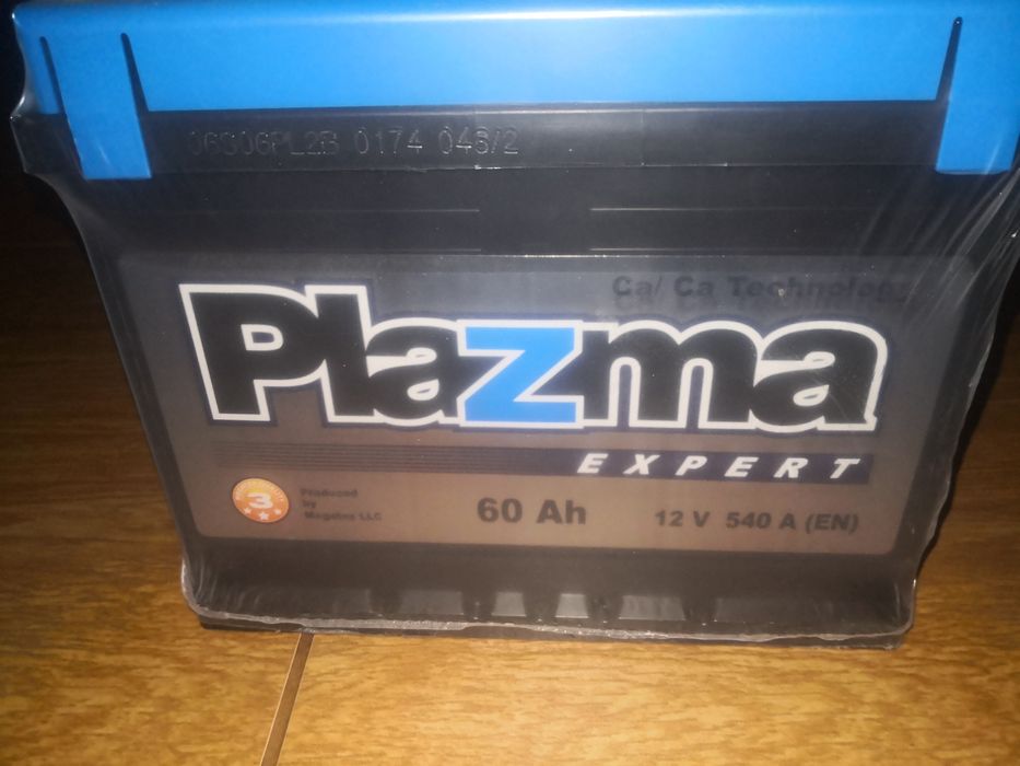 Акумулятор автомобільний Plazma Expert 6СТ-60 Євро