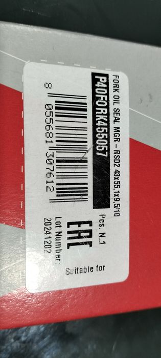 Retentores bainhas Yamaha MT-03