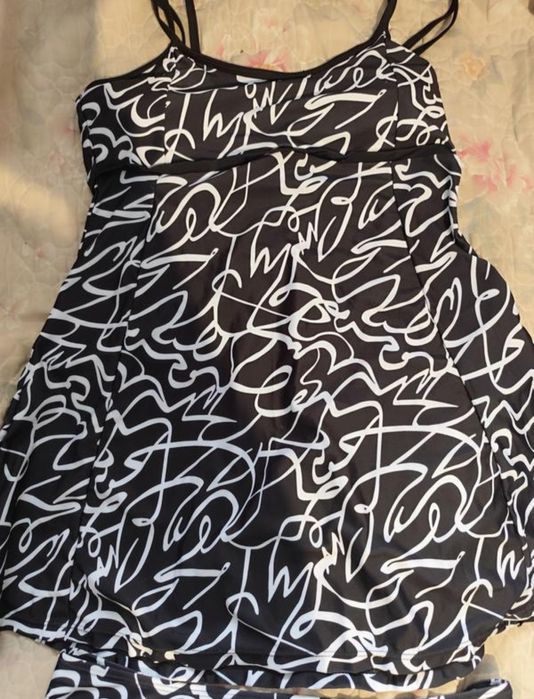 Шикарний стильний купальник танкіні майка сукня плавки в басейн пляж н