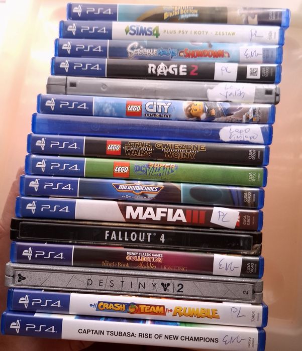 Zestaw gier ps4 gry Sony PlayStation komplet games konsola ps5 lego