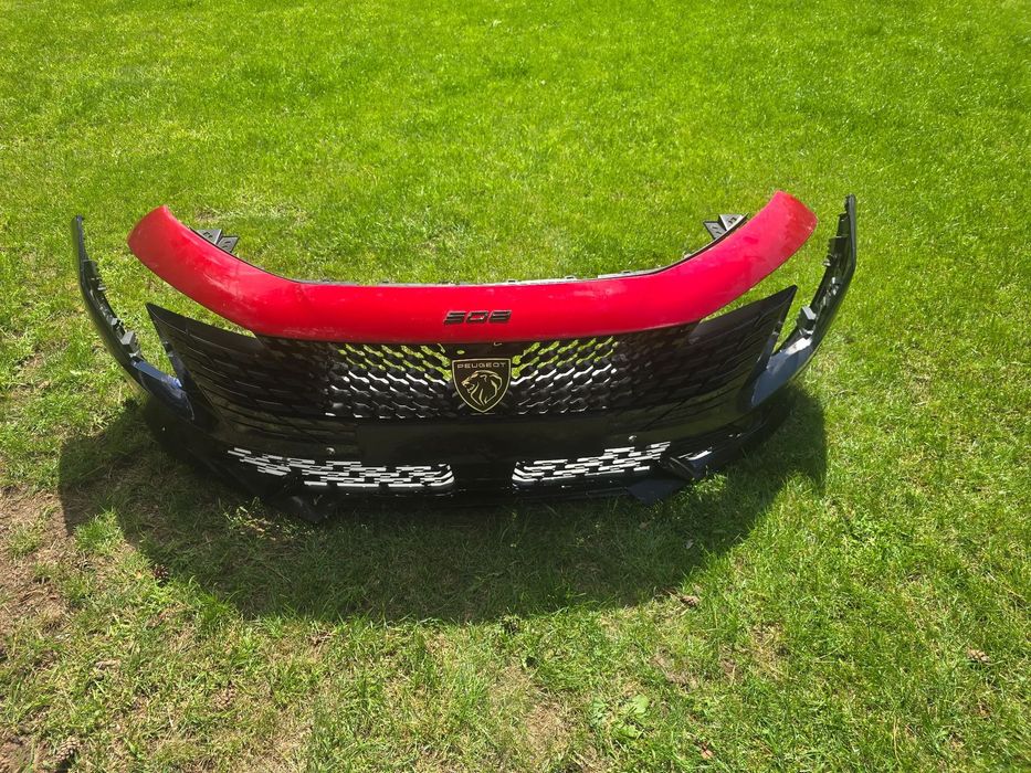 Peugeot 508 II lift 2023 zderzak przód grill kratki