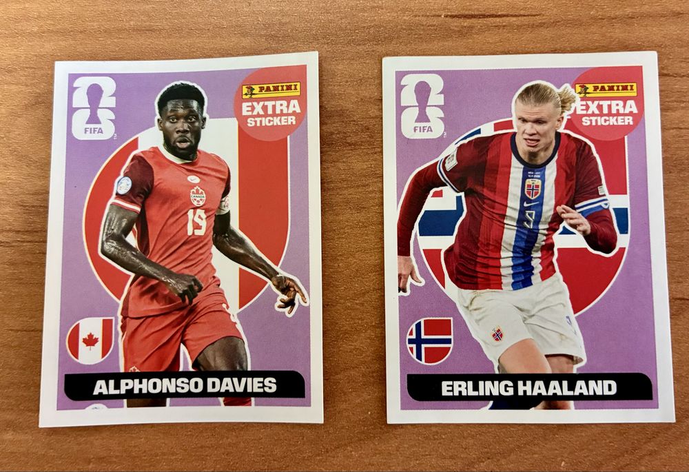Cromos legend originais da Panini Mundial 2026