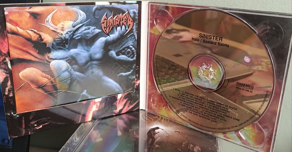 Sinister Hate & Bastard Saints CD,2009 Limited Edition