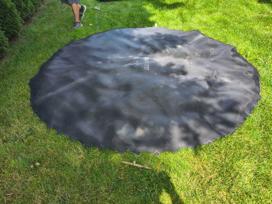 Siatka zabezpieczająca i mata do trampoliny 3m