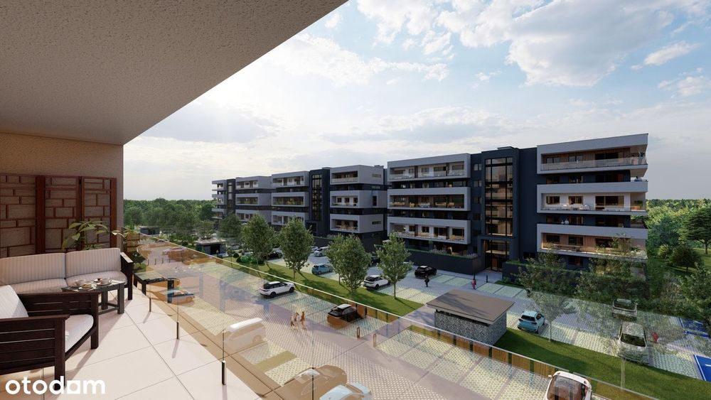 2-pokojowe mieszkanie 45m2 + taras Bezpośrednio