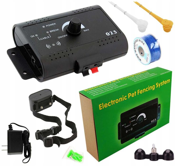 Pastuch Elektryczny Ogrodzenie Dla Psa Psów KOJEC OBROŻA REGULACJA