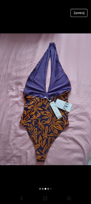 body damskie nowe z metką Zara kwiaty