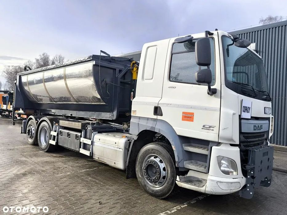 DAF CF460  Daf  + termos asfalt  bitum Sprider + pług + piaskarka solarka
