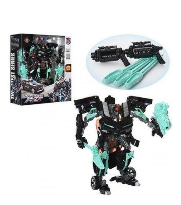 Новый большой робот _трансформер полицейская машина