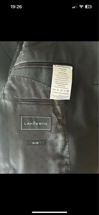 Nowy świetny garnitur Lancerto