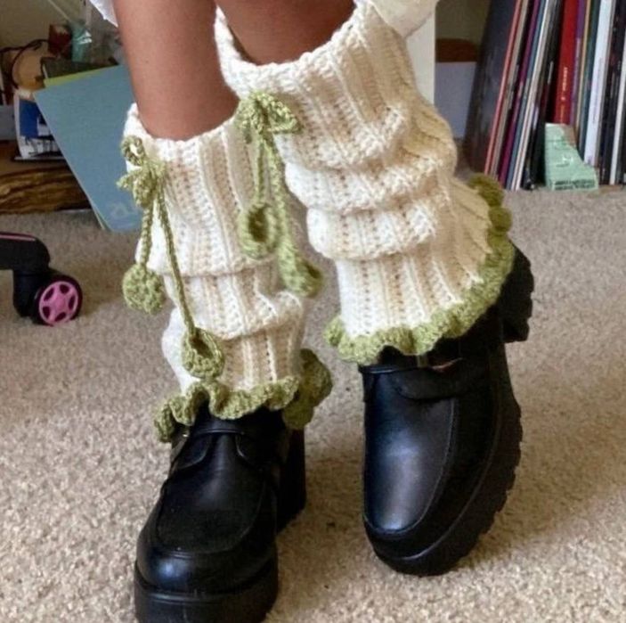 Ручні в’язані гетри / панчохи