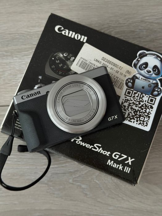 Фотоапарат Canon PowerShot G7 X Mark III Silver