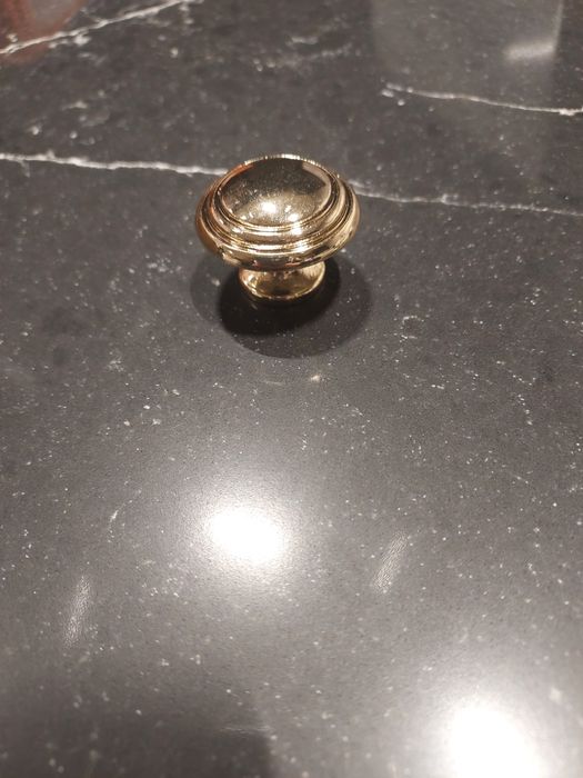 Меблева ручка, латунь