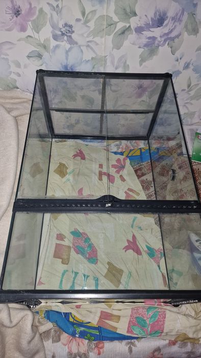 Террариум Terra большой + водопад поилка