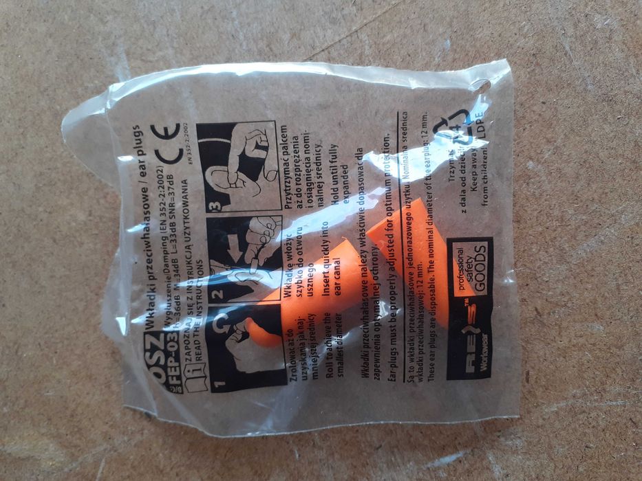 Wkładki przeciwhałasowe