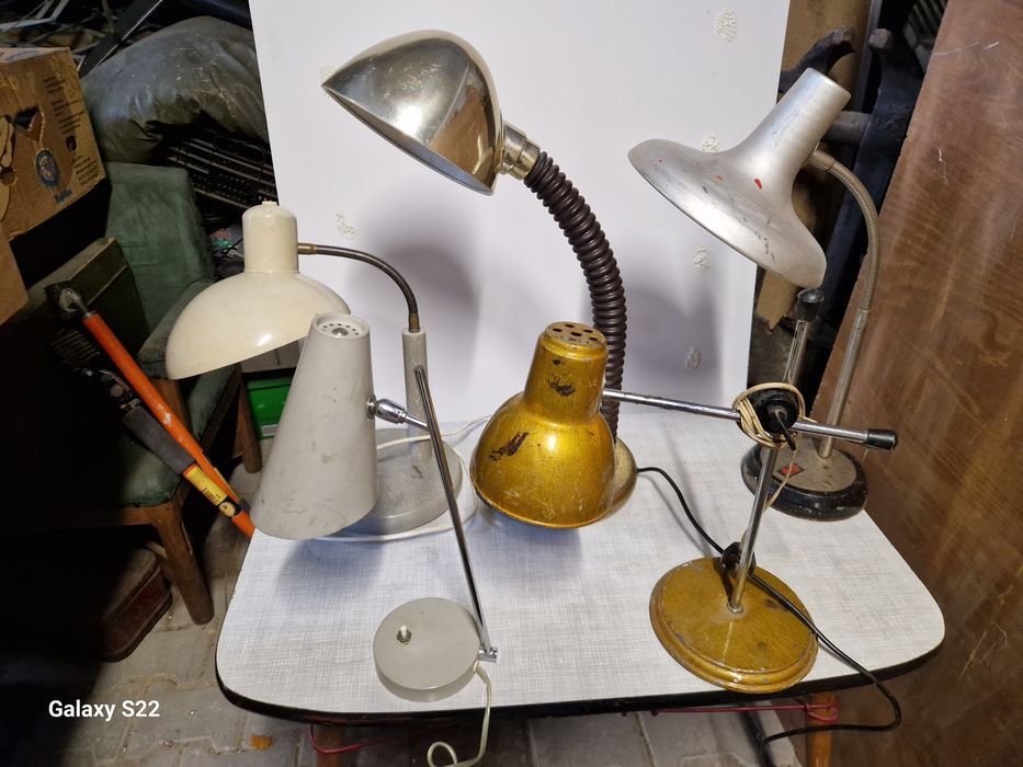 Lampy biurkowe czasy prl