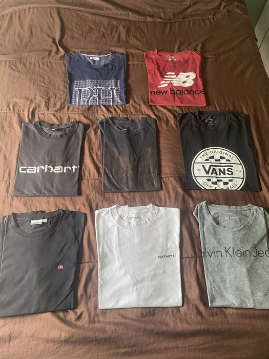 8 T-shirts de marca | Carhartt Nike Vans CK e outras