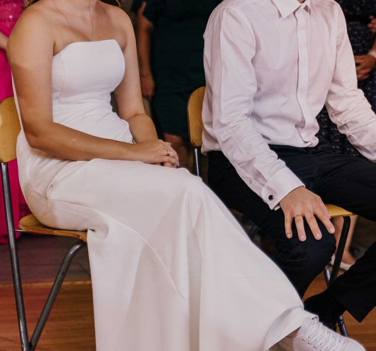 Elegancka suknia ślubna