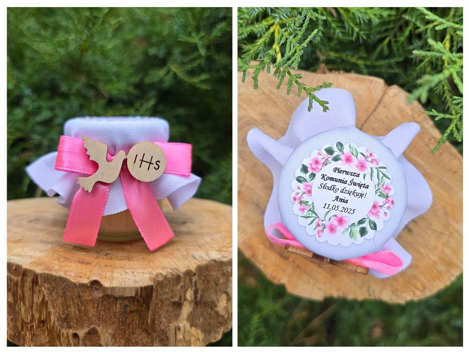 Podziękowania dla gości, prezent, miód,  40,80,130 ml