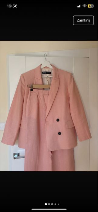 Lniany komplet zara XS S