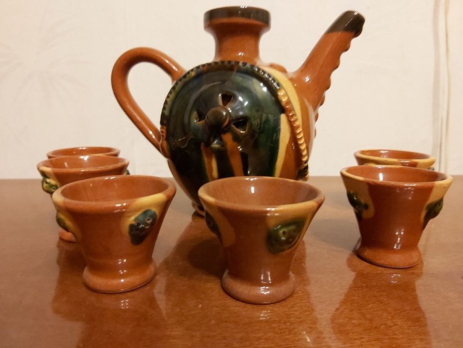 Zestaw ceramiczny Bułgaria lata 70te