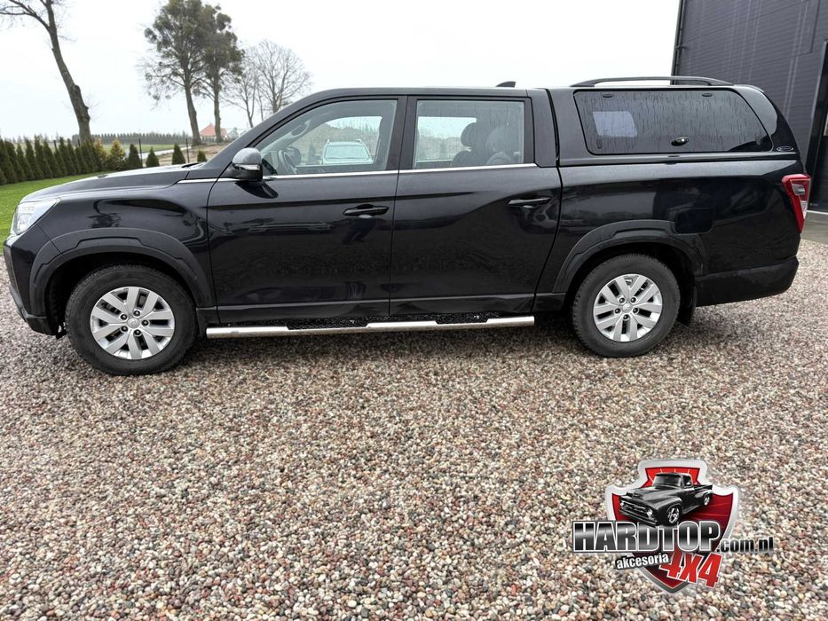 Progi Stopnie boczne  z wyżłobieniami - SsangYong Musso 2018+
