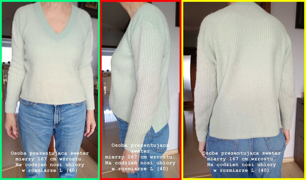 Sweter (pulower) damski + 3 upominki