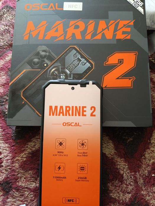 Blackview OSCAL Marine 2 8/256Gb Black 11000mAh NFC