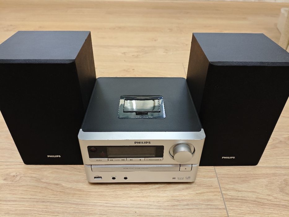 Philips DCM2020/12 мікросистема mp3 usb cd музичний центр
