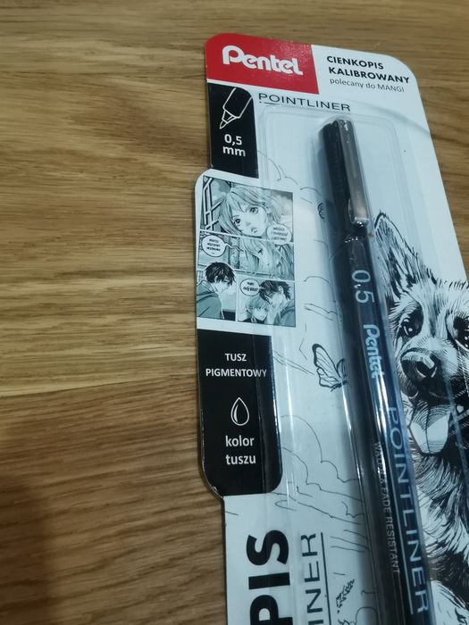 Cienkopis kalibrowany nowy Pentel 0,5 mm