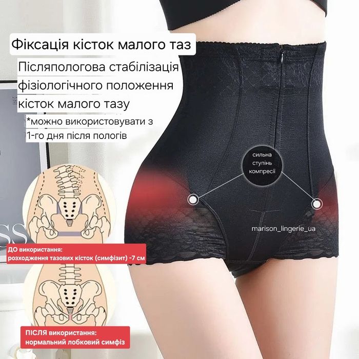 Люксові коректуючі втягуючі труси утяжки, післяпологові післяопераційн