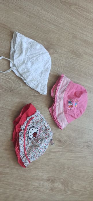 3 Girls' Hats for Ages 1/2 Years