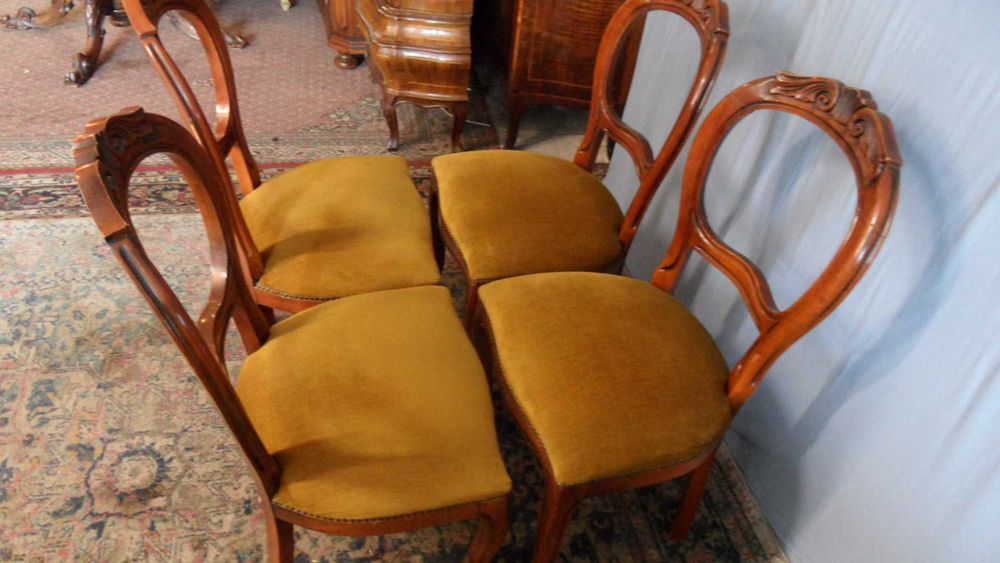 4 Krzesła  Dębowe Ludwikowskie  z Włoch
