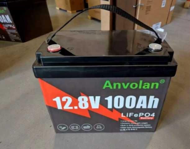 Акумулятор літій-залізо-фосфатний LiFePO4 100 Ah 12.8 V 1280Вт з BMS