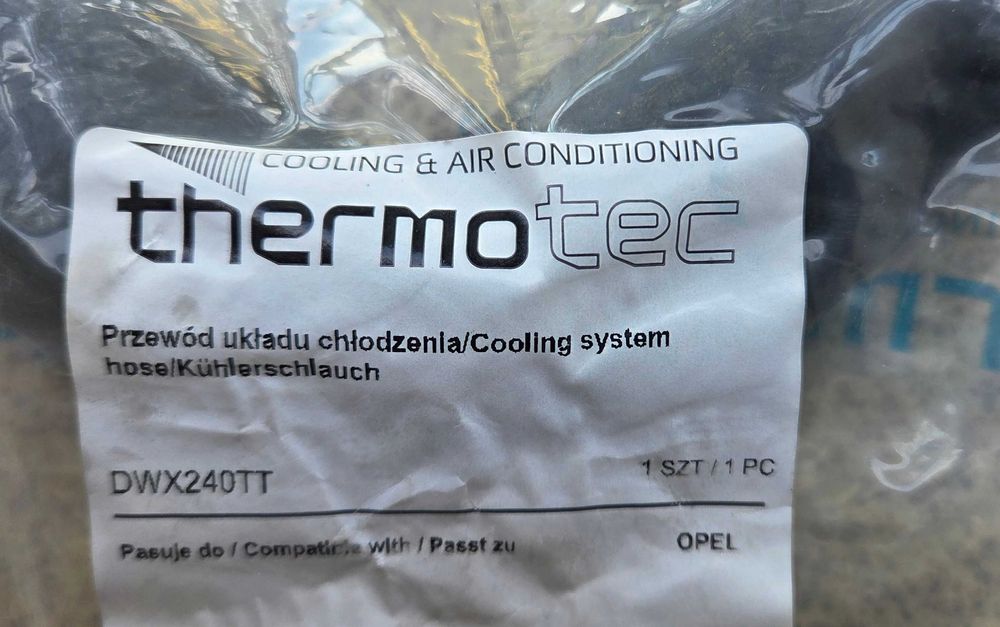 Przewód układu chłodzenia Thermotrc