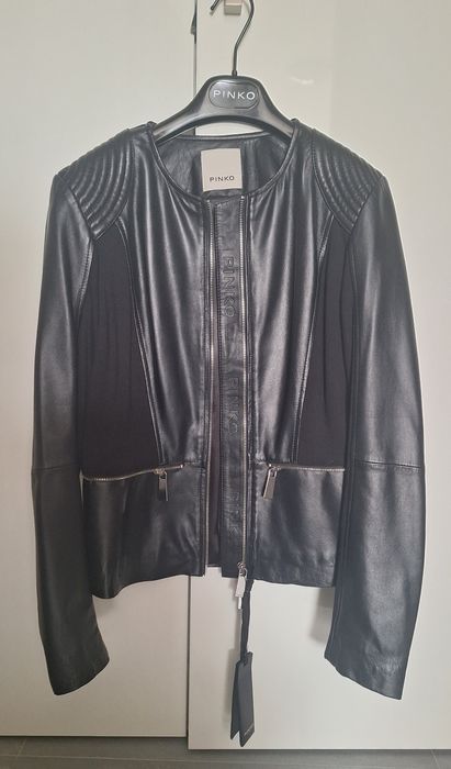 Ramoneska pinko s/m Nowa skóra naturalna