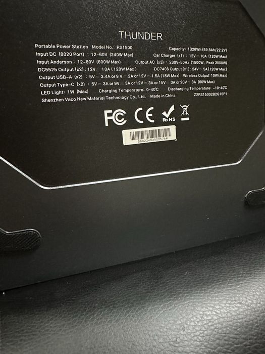 Зарядна станція ROMOSS RS1500 1500 ВТ НОВА!