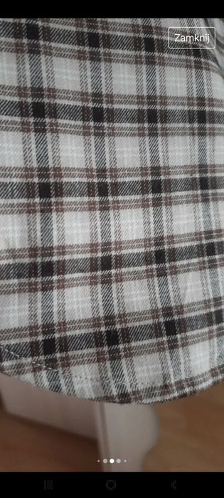 Koszula męska w kratkę L/Xl H&M