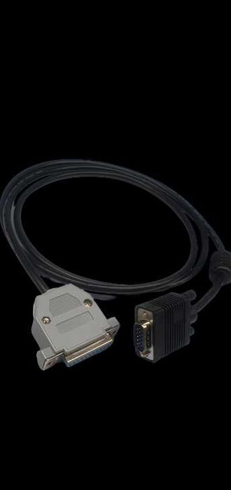 Kabel Przewód 2,5m VGA DB23 AMIGA 500, 600, 1200 Rgb adapter 2,5m   FV 23%